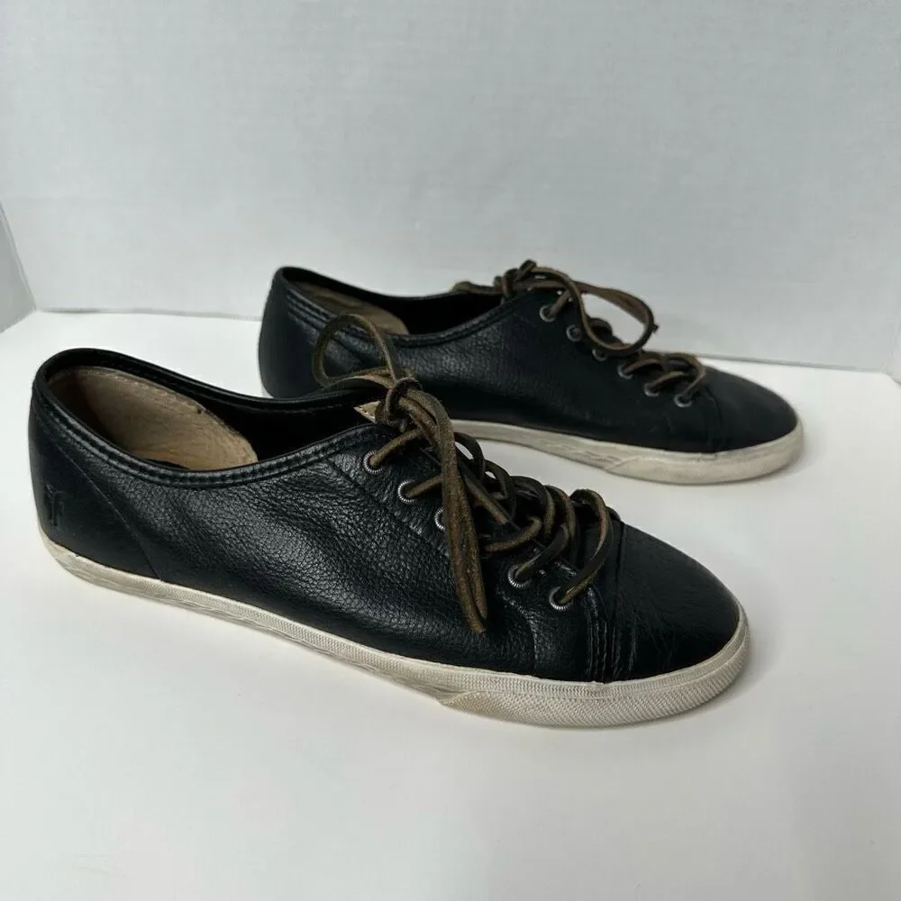 Frye Mindy‎ Low Leather Shoes Black size 7